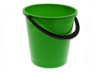 Kbelík plastový 12l zelený